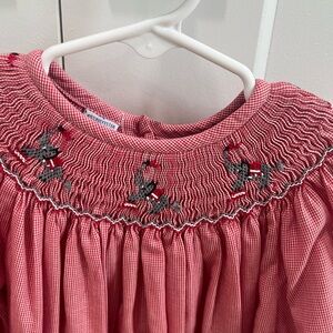 Girls smocked dress